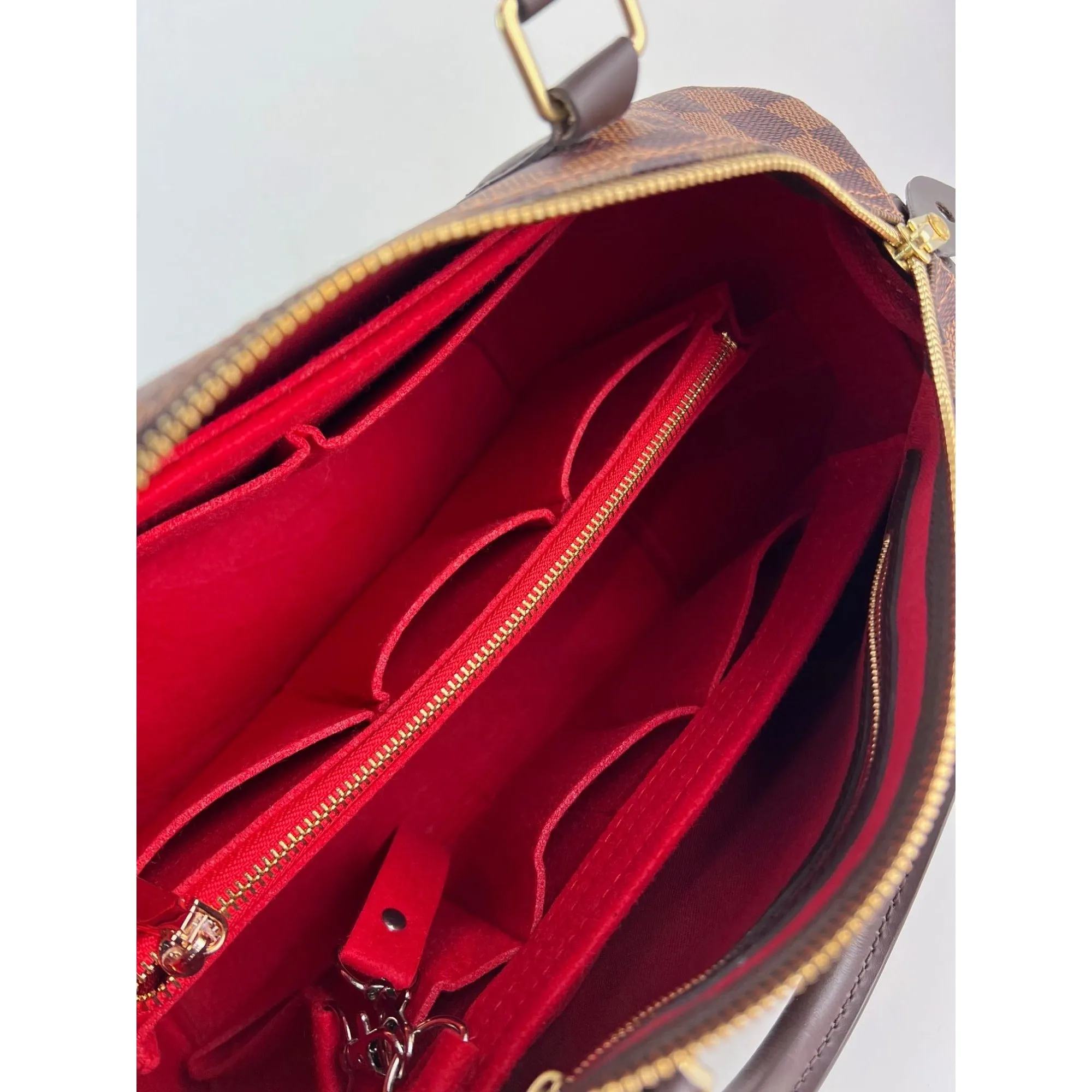 LOUIS VUITTON Speedy 30 Damier Ebene Hand Bag