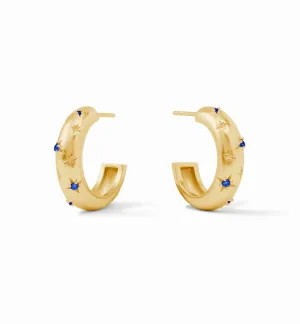 Luna Stone Hoops