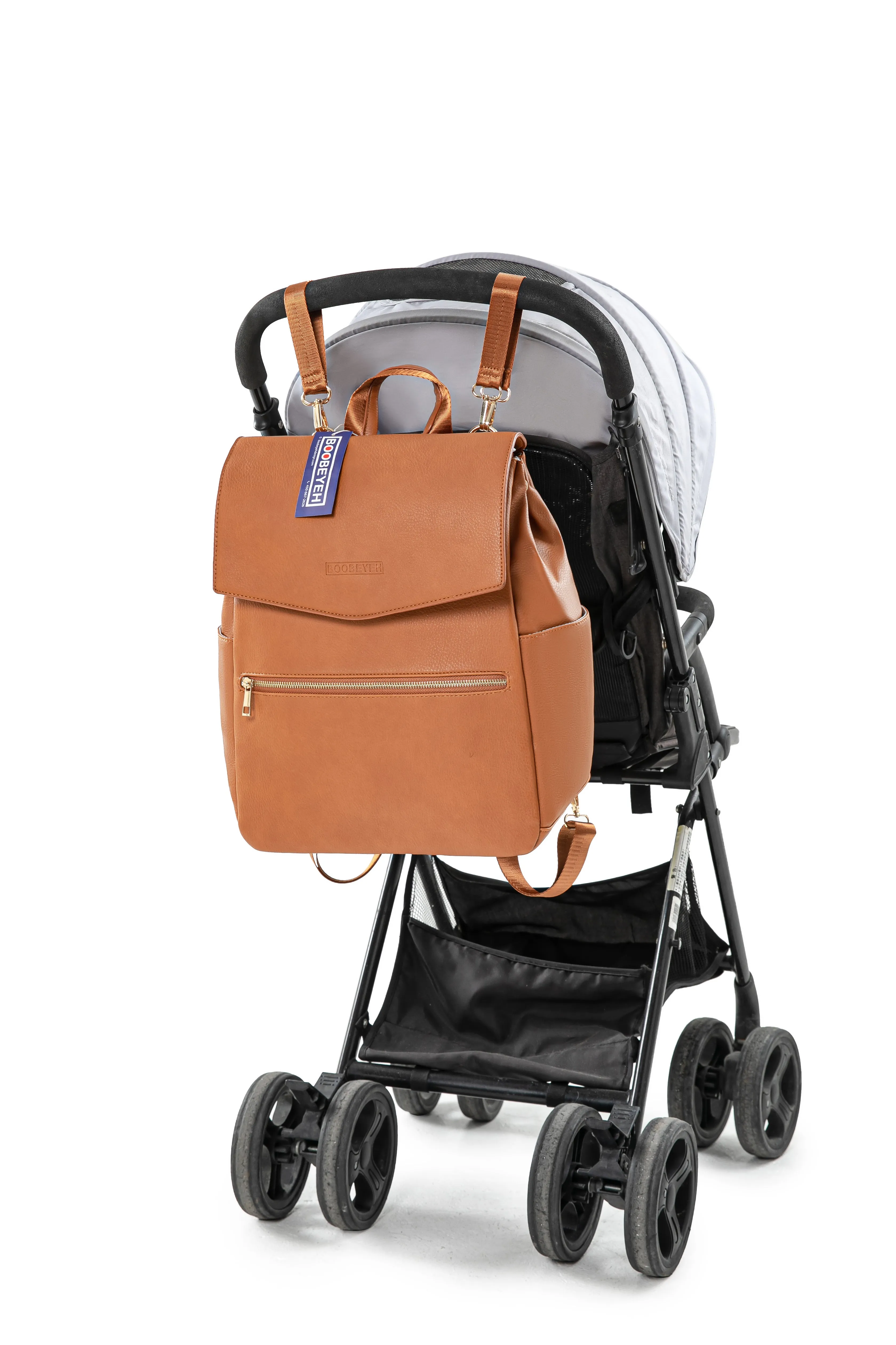 Luxtot Élite stylish diaper bag taupe for babies.