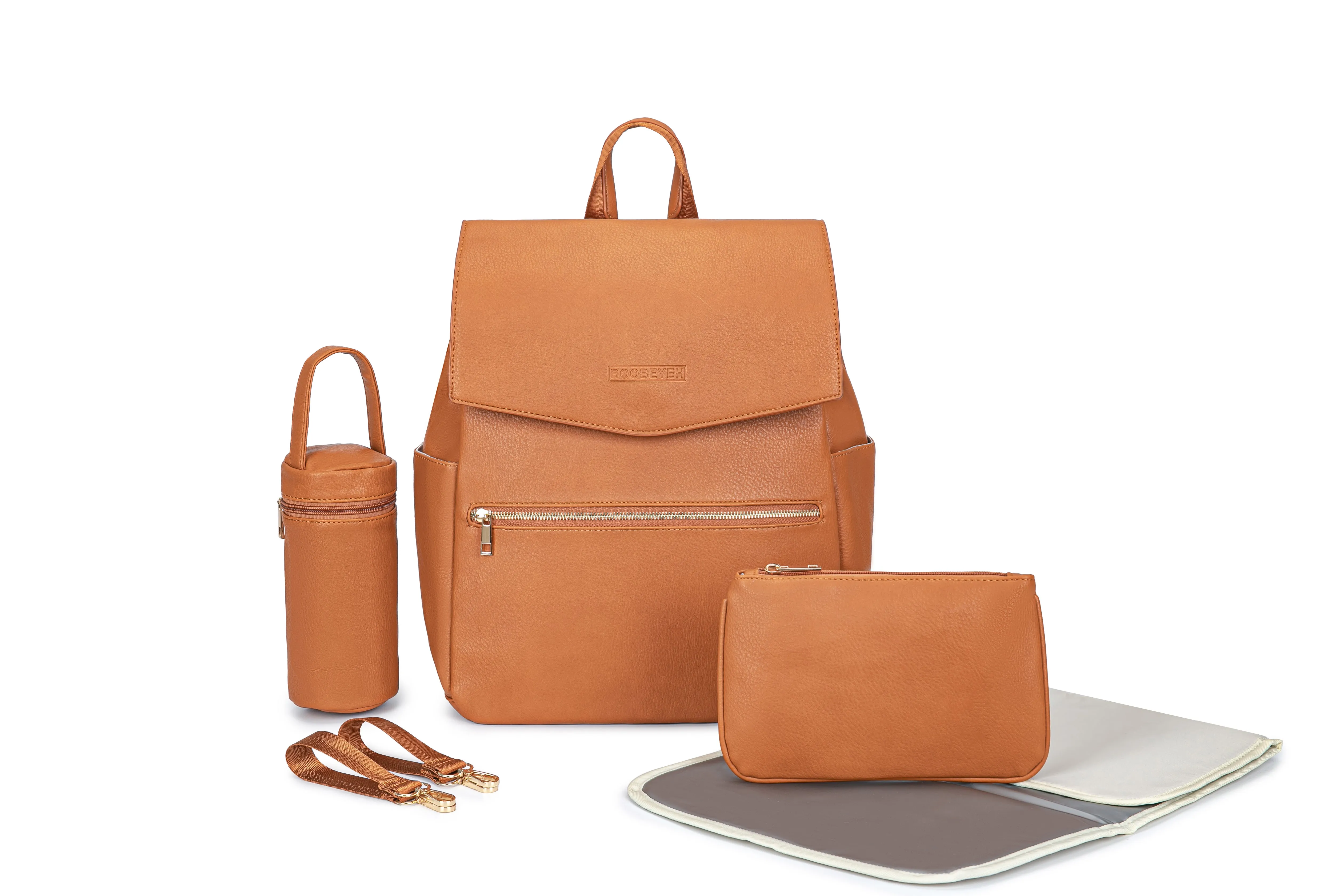 Luxtot Élite stylish diaper bag taupe for babies.