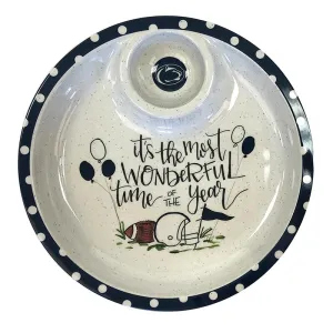 Magnolia Melamine Chip & Dip Plate