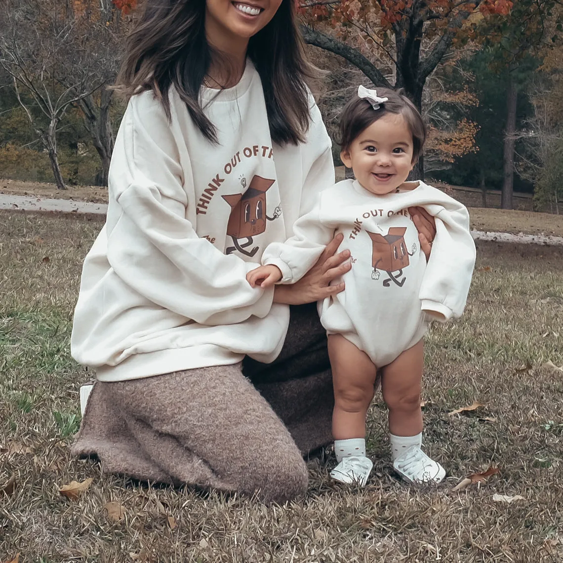 Mama & Mini Matching "Outside the Box" Sweatshirt