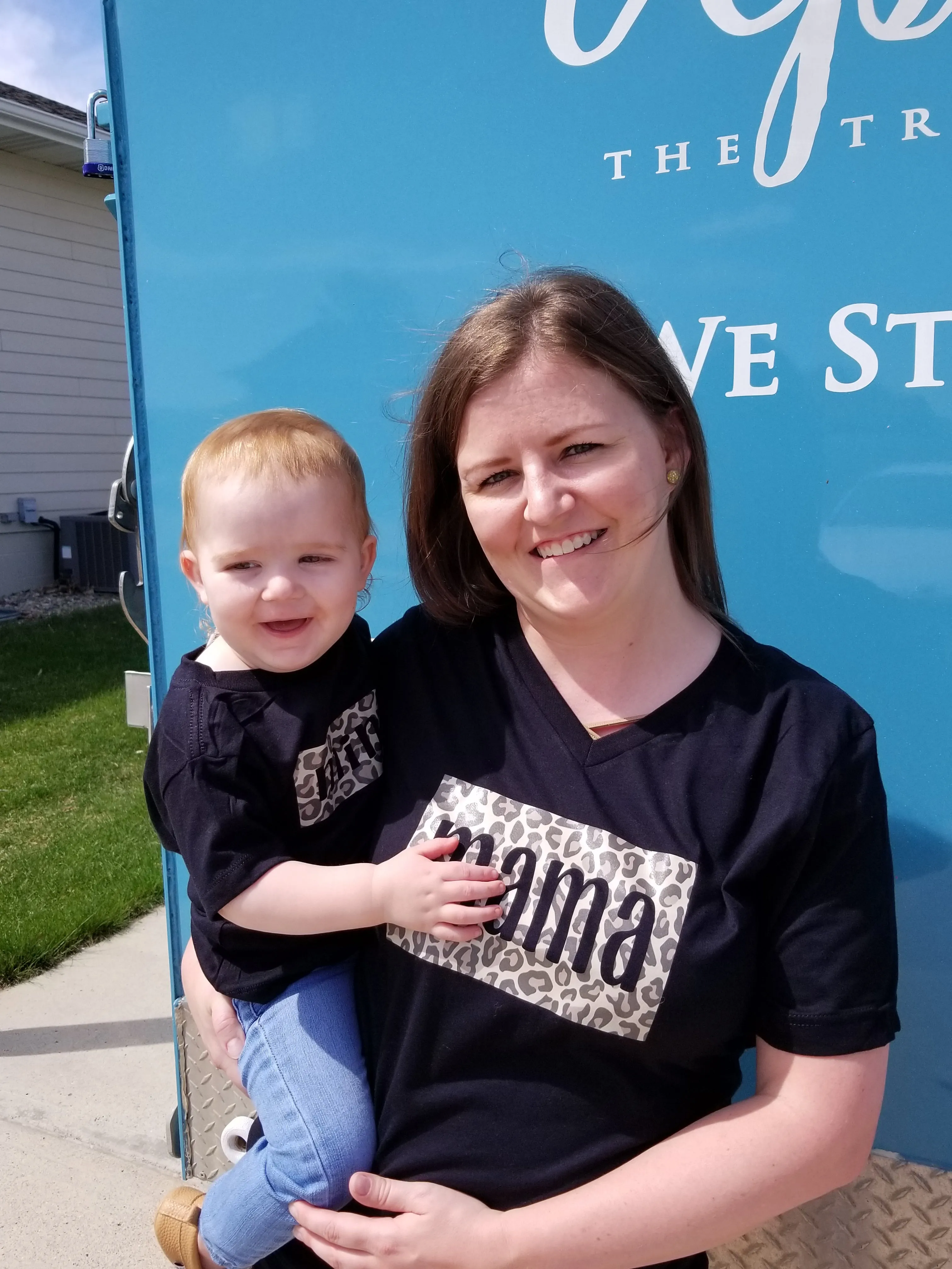 Mama Mini Cheetah Print Mama Tee