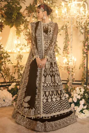 MANIJEH (ZC22-08)  | Zaha Gossamer Collection 2022 | Unstitched Embroidered Net Suit