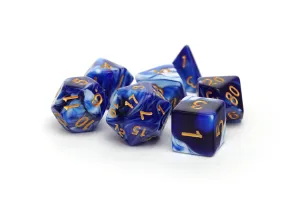 Marble Dice | Blue Porcelain