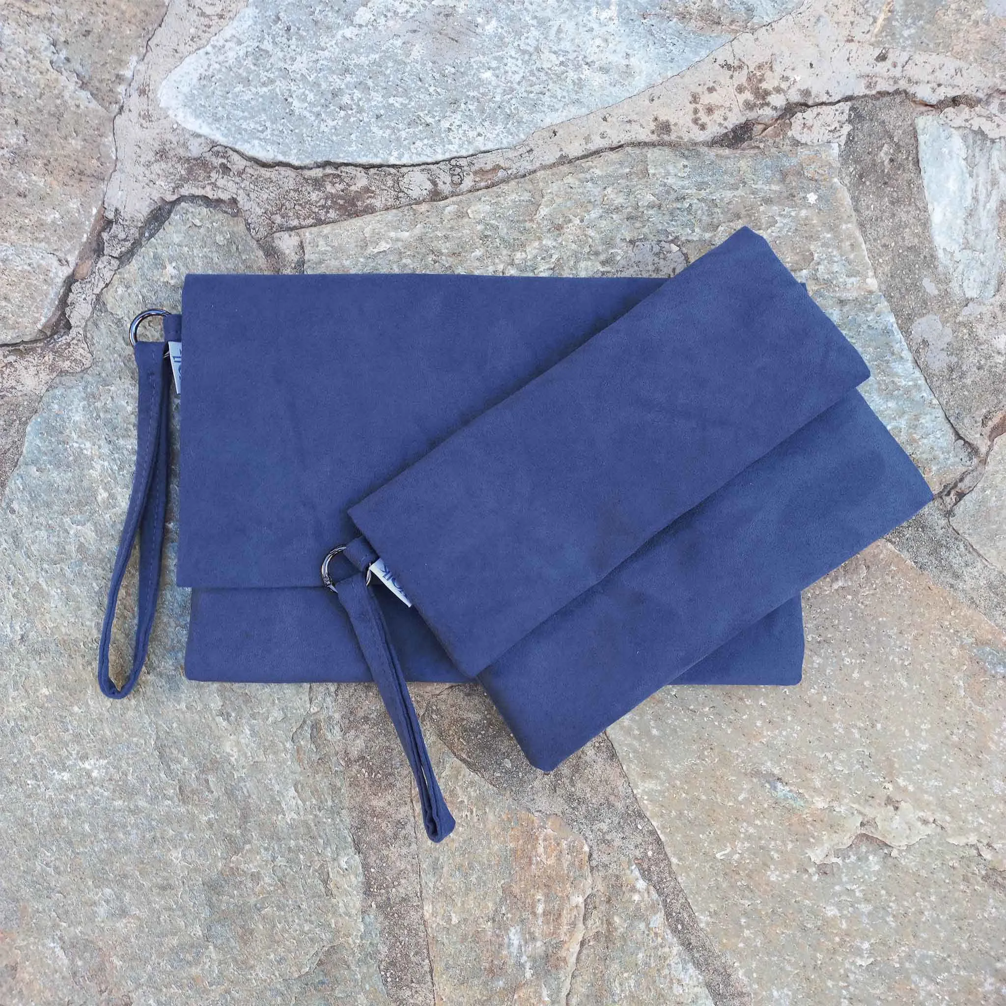 Marine Blue Clutch Bag