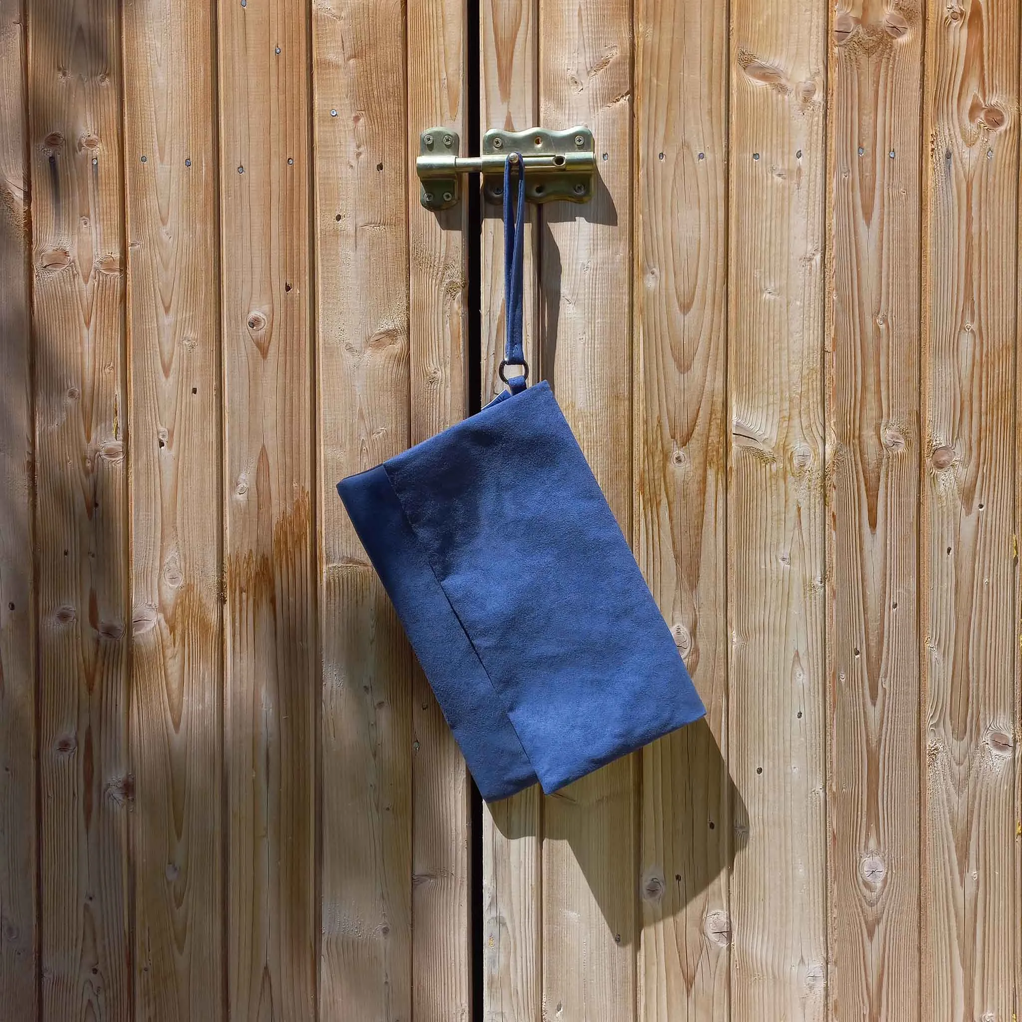 Marine Blue Clutch Bag