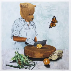 Mariposa II (Hand-Embellished "Cristina" Print)