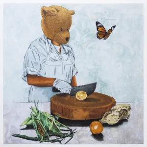 Mariposa IX (Hand-Embellished "Cristina" Print)