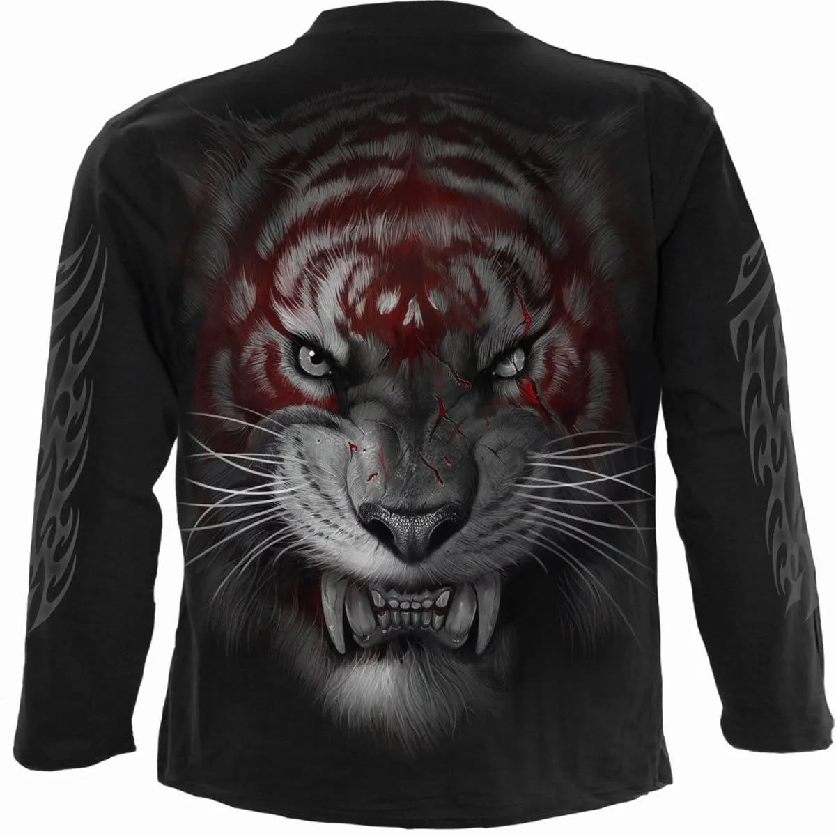 MARK OF THE TIGER - Longsleeve T-Shirt Black