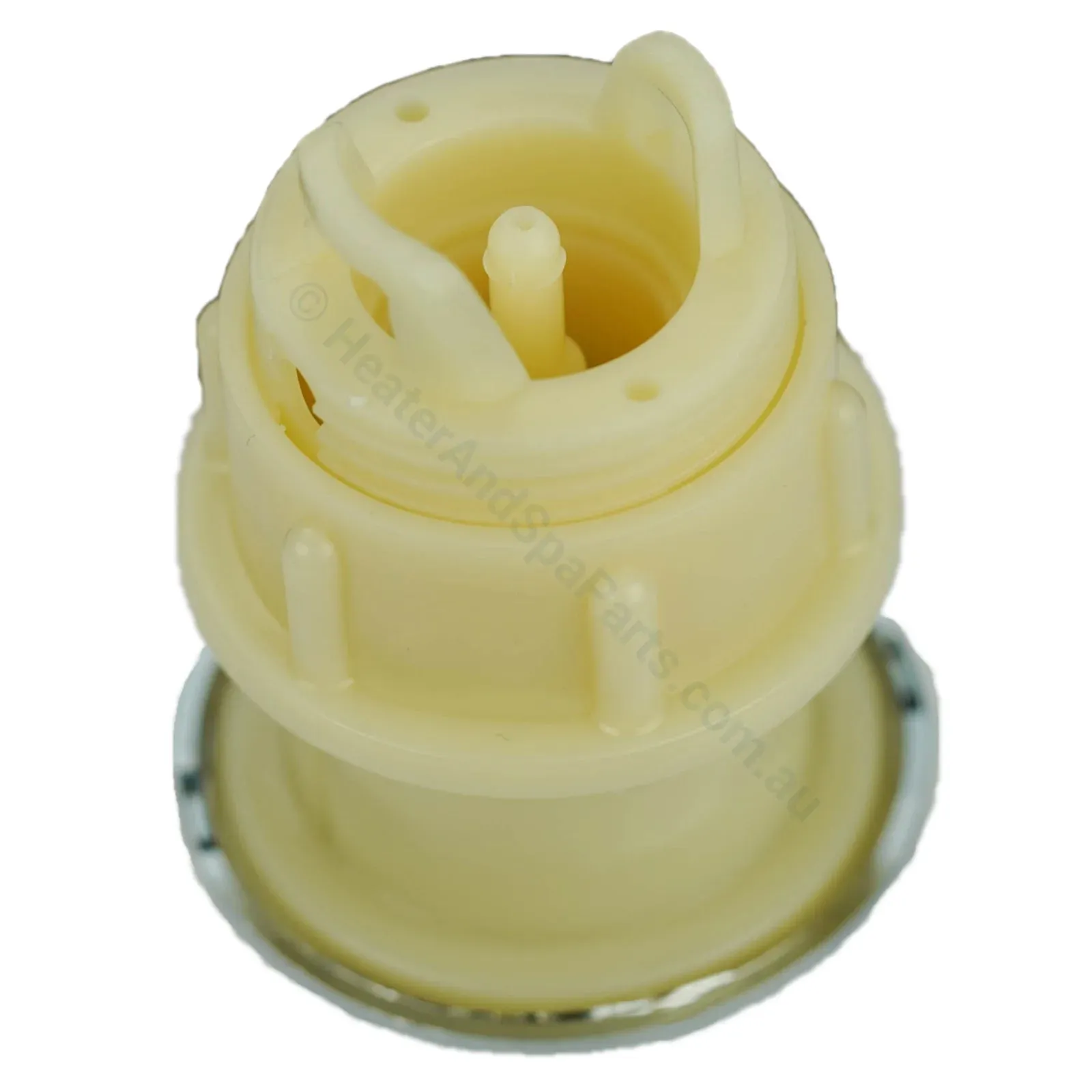 Markon Air Button - Mod Semi Angled Dome - Chrome - 46mm OD | 32mm Hole