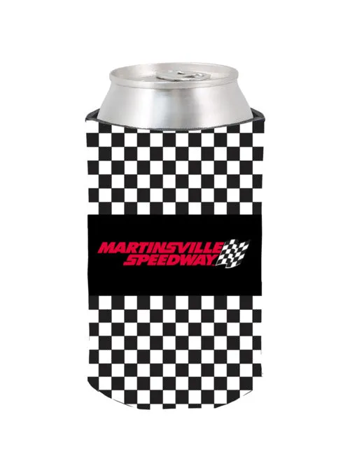 Martinsville 12 oz Checkered Can Cooler