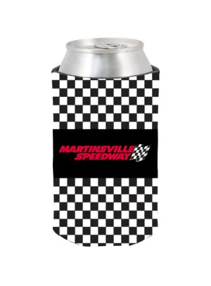 Martinsville 12 oz Checkered Can Cooler