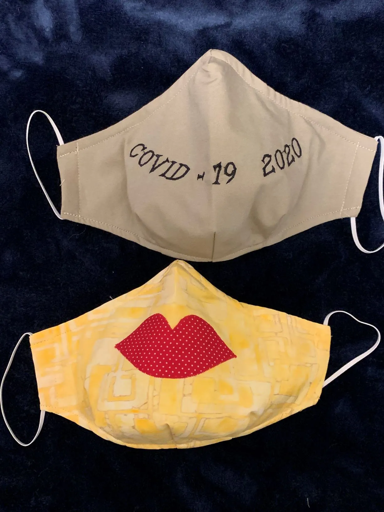 Mask - flat front with darts