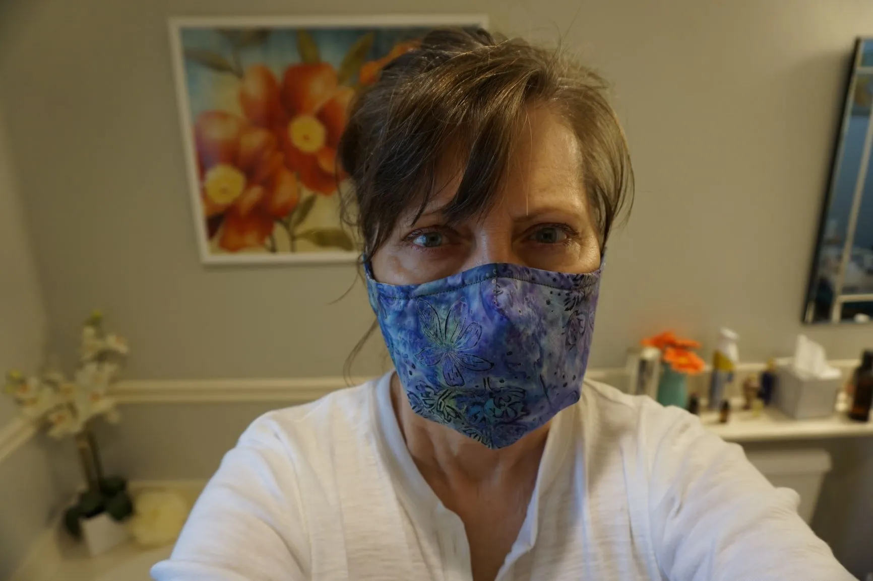 Mask - flat front with darts