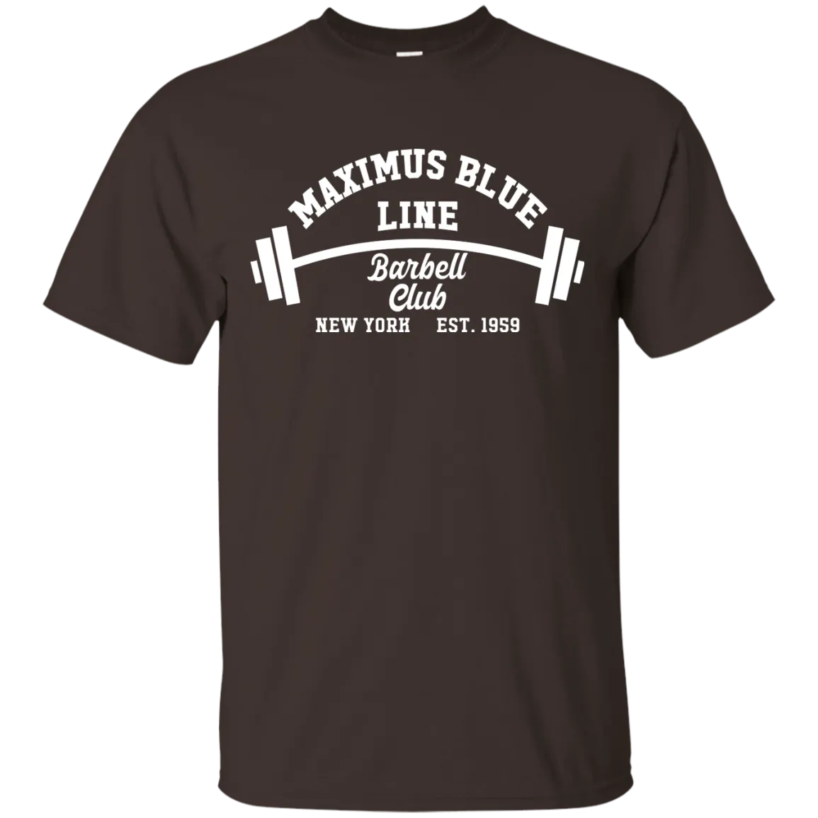 Maximus Blue Line Barbell club T-Shirt