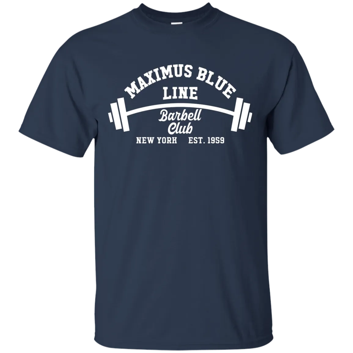 Maximus Blue Line Barbell club T-Shirt