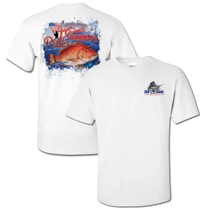 'Merican Red Short Sleeve Performance Tee