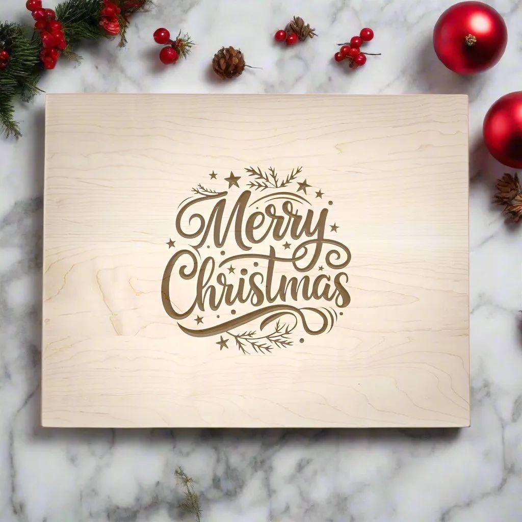 Merry Christmas Cutting Board