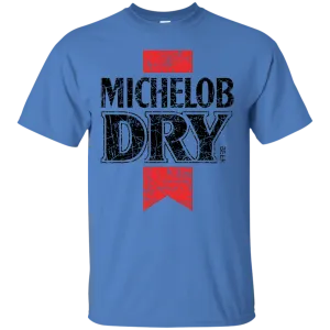 Michelob Dry Beer T-Shirt Custom Designed Color Worn Label Pattern
