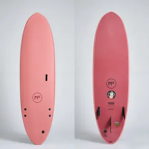 MICK FANNING ALLEY CAT 8'0" SUPERSOFT 58.05L - CORAL/MERLOT