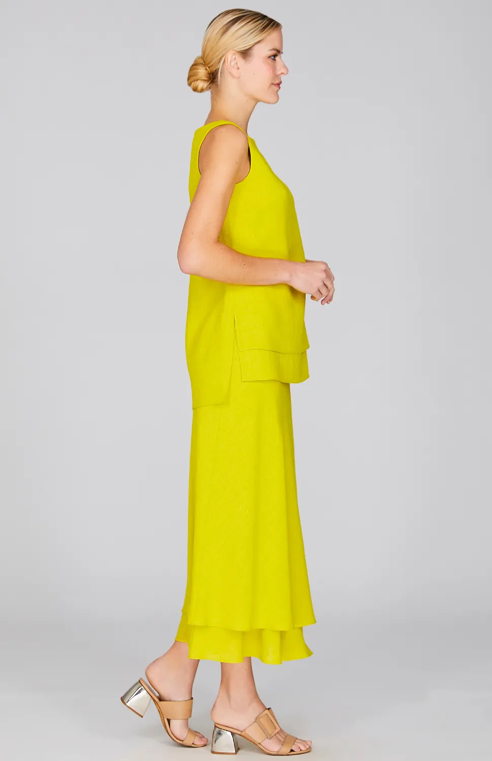 Microlinen Double Layer Skirt