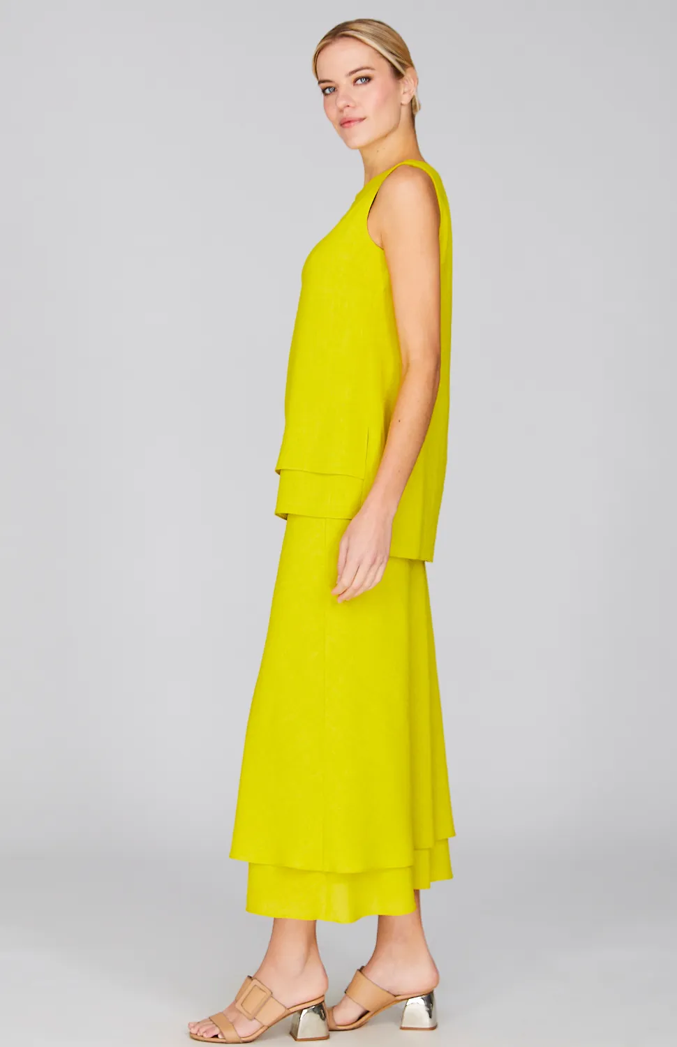 Microlinen Double Layer Skirt