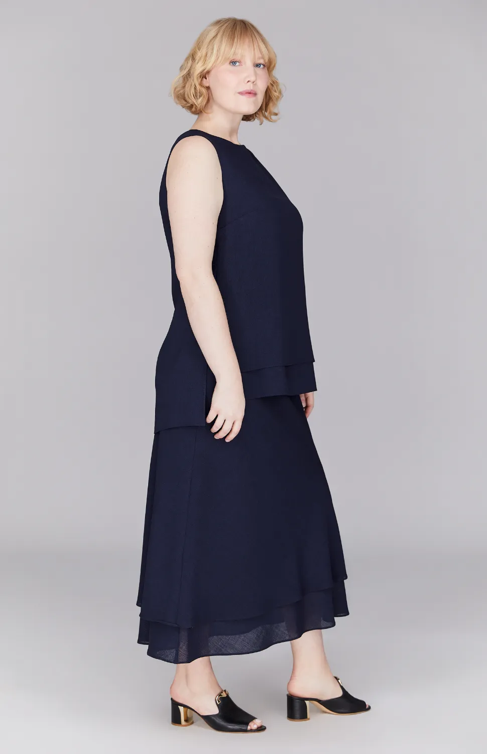 Microlinen Double Layer Skirt