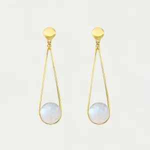 Mini Ipanema Earrings (Moonstone)