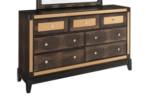 Mirror Chocolate Dresser