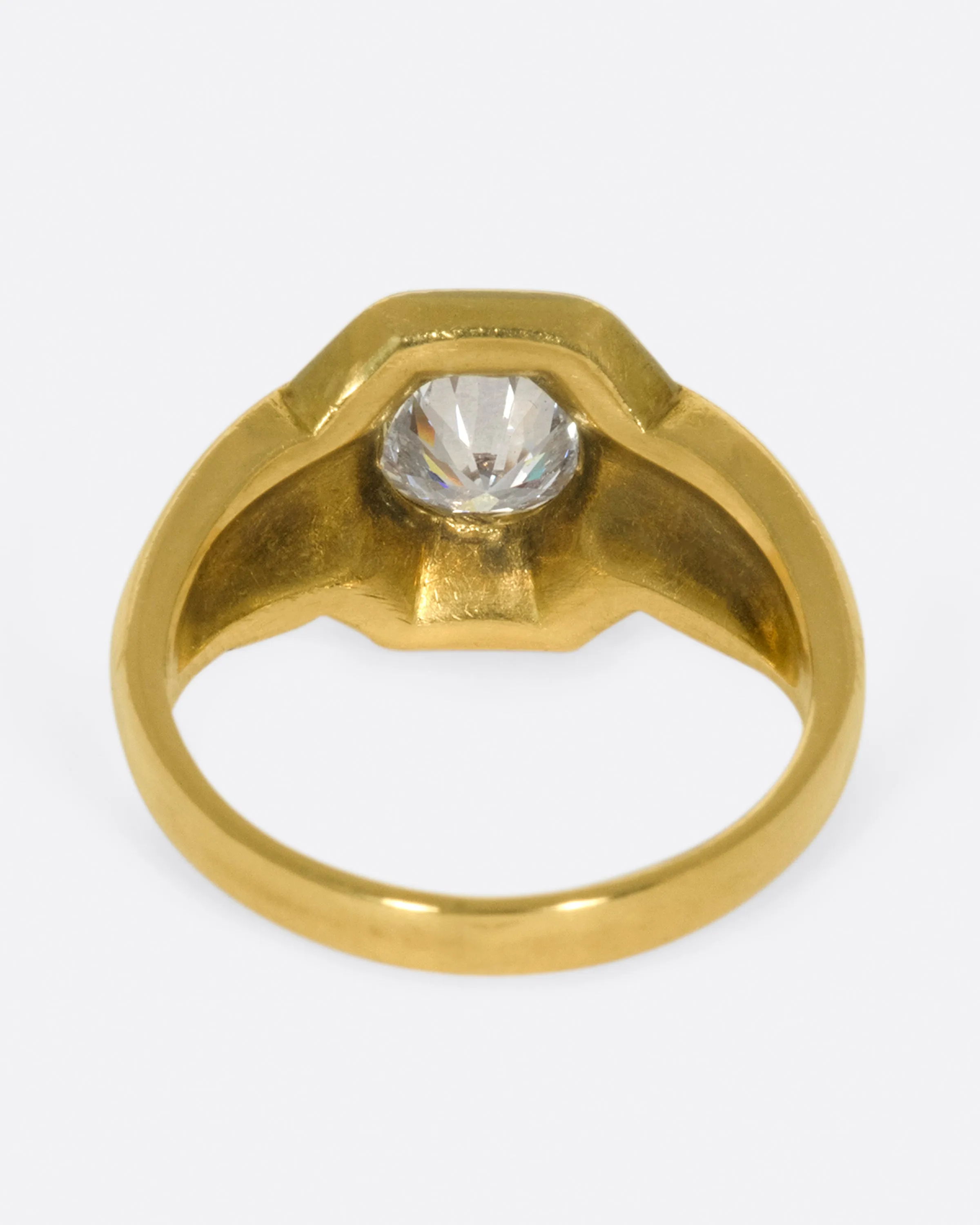 Mixed Metal Diamond Ring