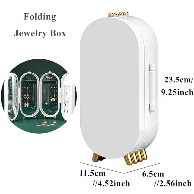 Modern and Spacious Stand Up Jewelry Box