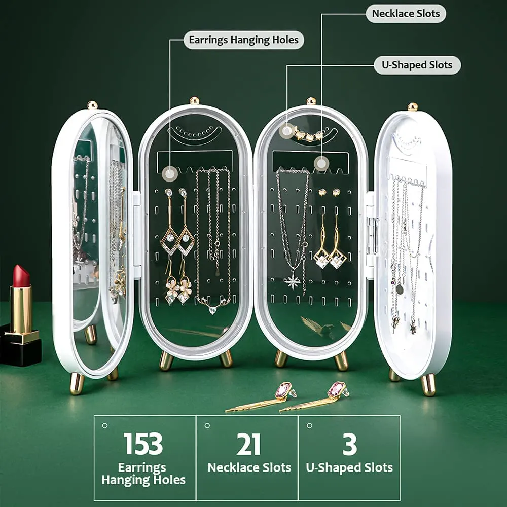 Modern and Spacious Stand Up Jewelry Box