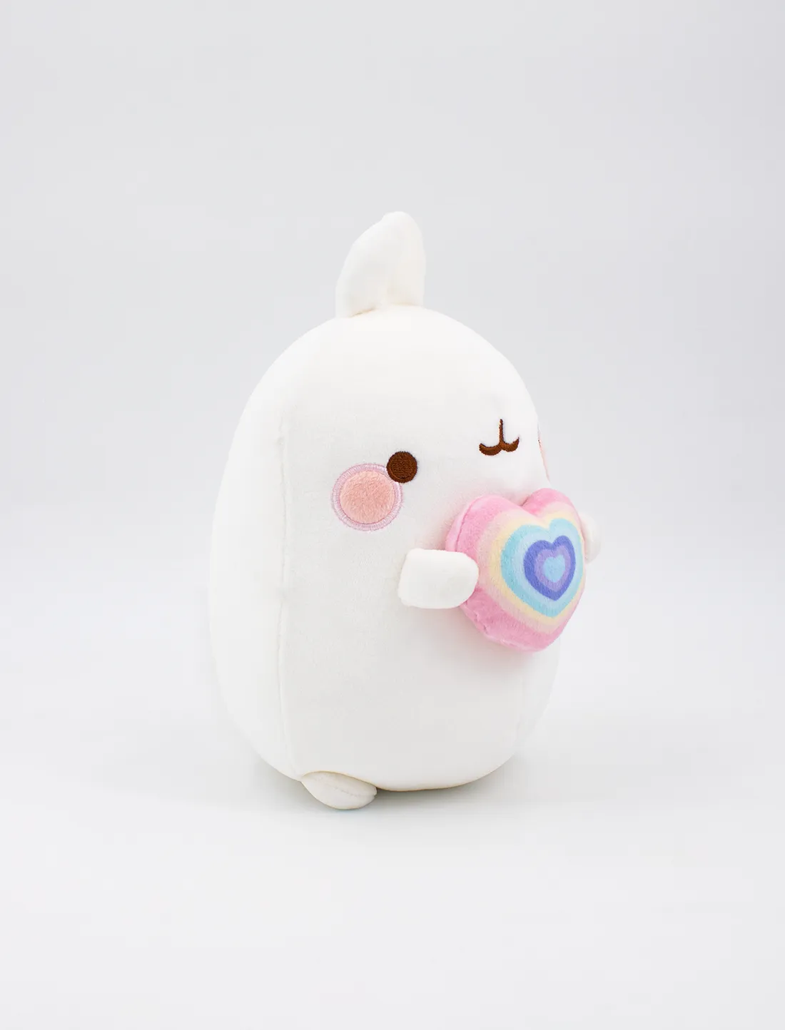 Molang Rainbow Heart Plush 24cm