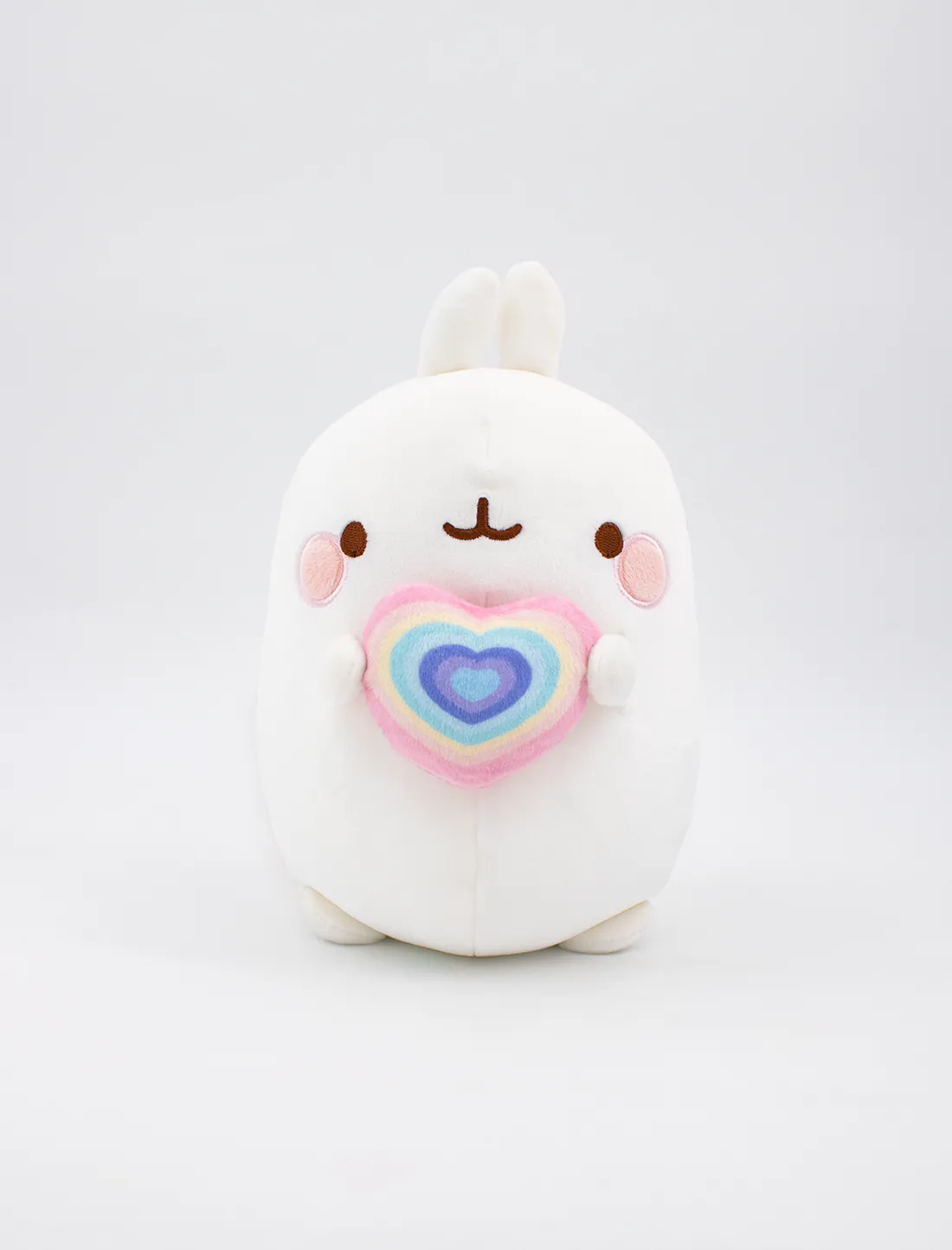 Molang Rainbow Heart Plush 24cm