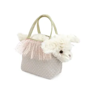 Mon Ami Sugar the Maltese Plush Toy in Purse
