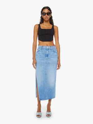 Mother The Split Second Skirt in Mediterranean Muse