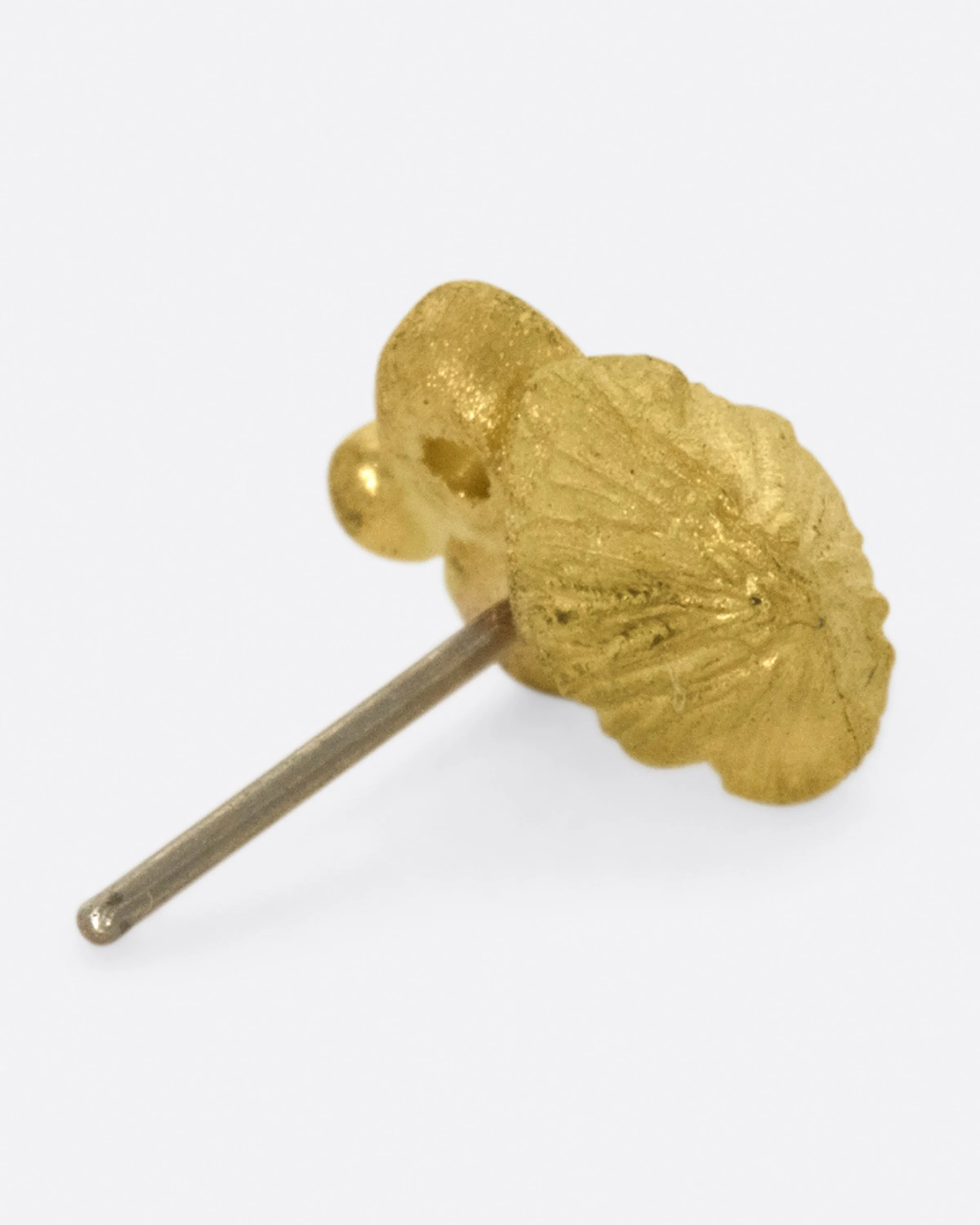 Mushroom Cluster Threadless Earring