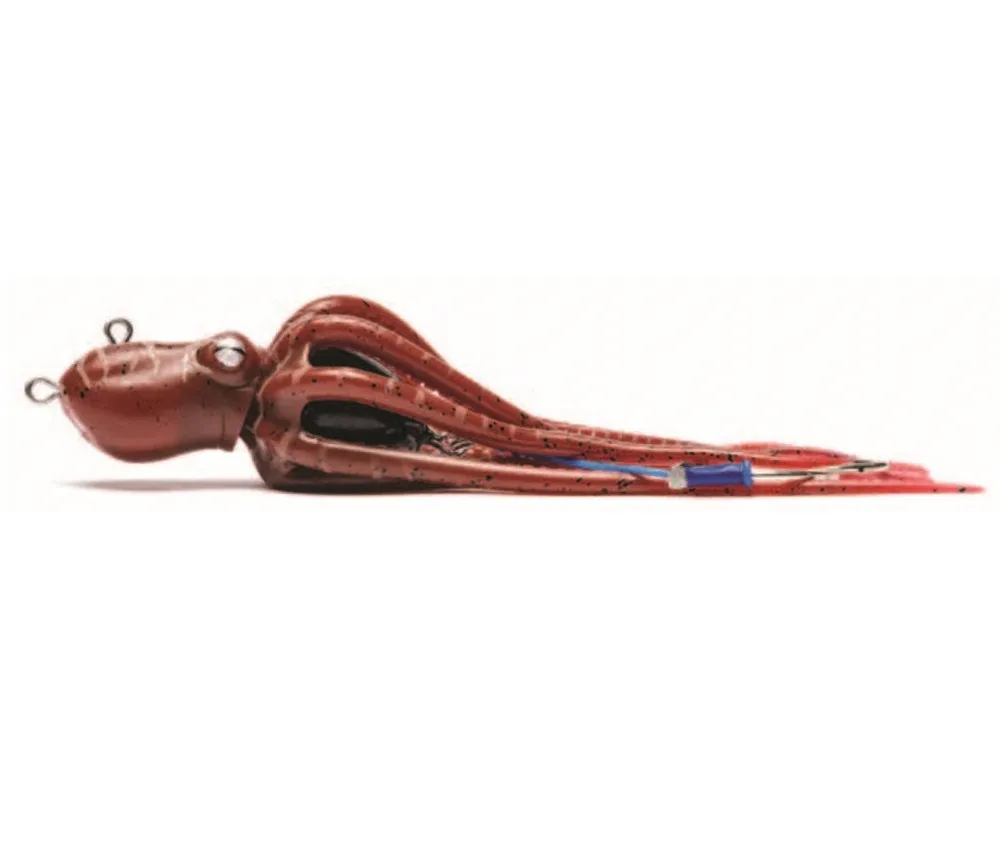 Mustad Ink Vader Kit with Tabs Medium Self-Inking Octopus Soft Plastic Lure