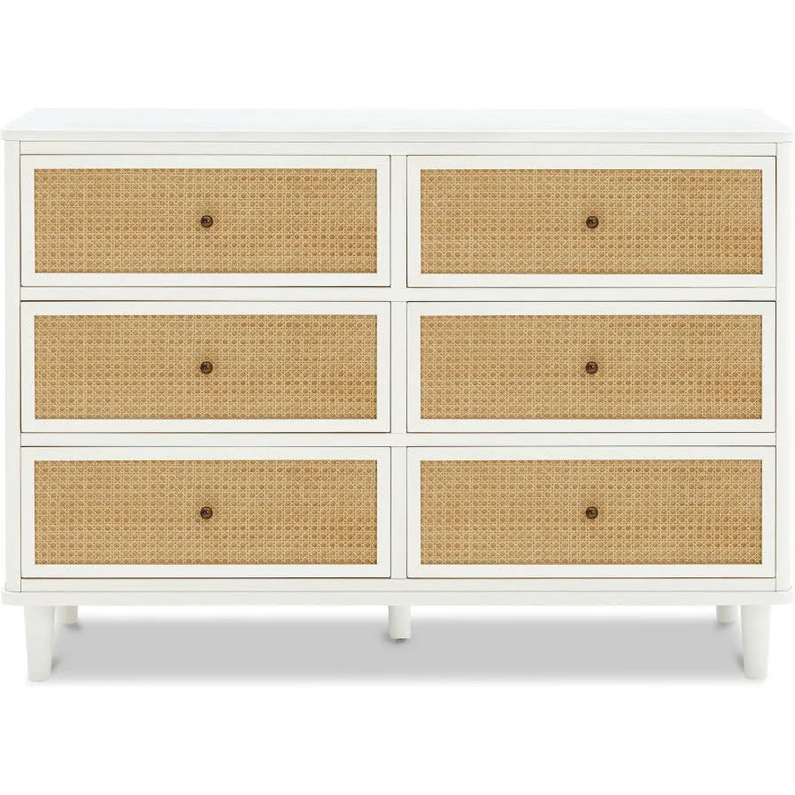 Namesake Marin with Cane 6-Drawer Dresser