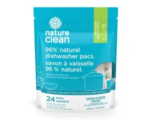 Nature Clean Dishwasher Pacs 24 Pacs