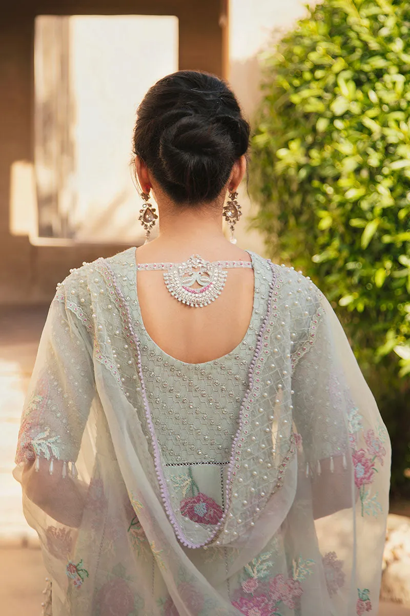 Nermin | Mushq Kahani Luxury Chikankari Lawn Collection 2022 |  Unstitched Embroidered Lawn Suits