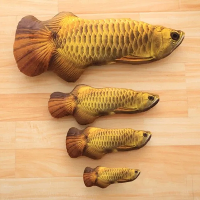New 1PC 40cm Fish Plush Pet Toys Puppy Dog Lovely Artificial Cat Scratch Pillow Sleeping Cushion Fun Toy Cat Mint Catnip Toys