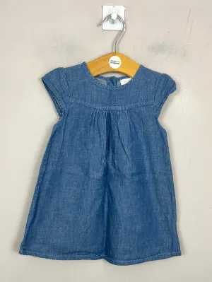Next simple chambray dress 9-12m