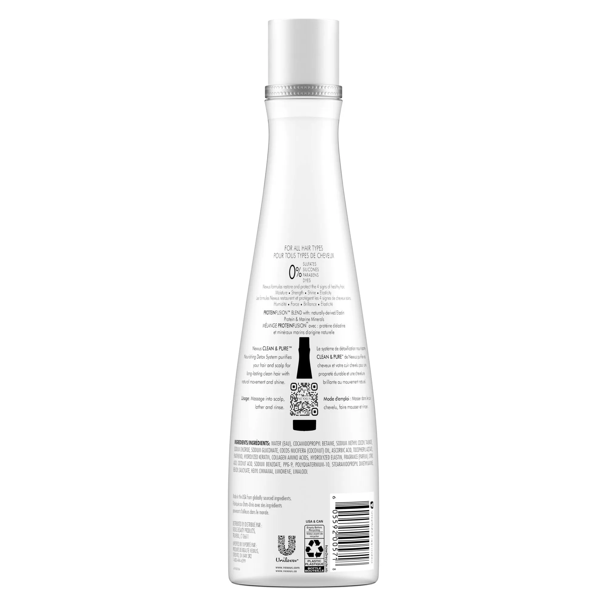 Nexxus Clean & Pure Shampoo 400mL