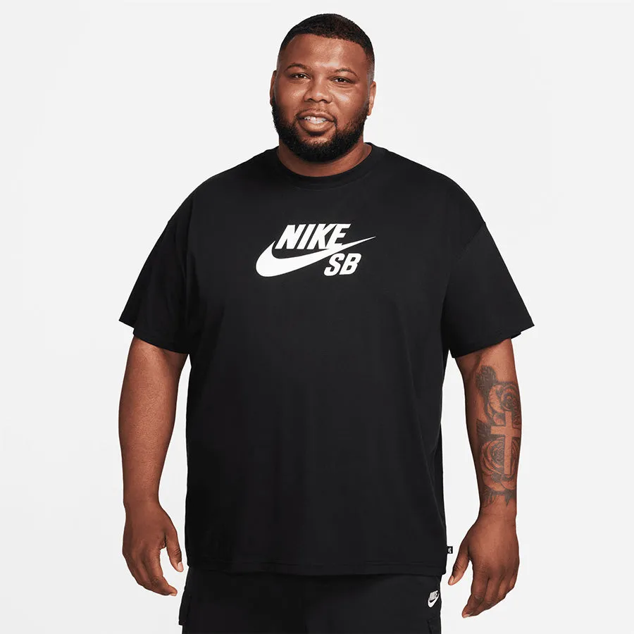 Nike SB Logo Skate T-Shirt - Black/White