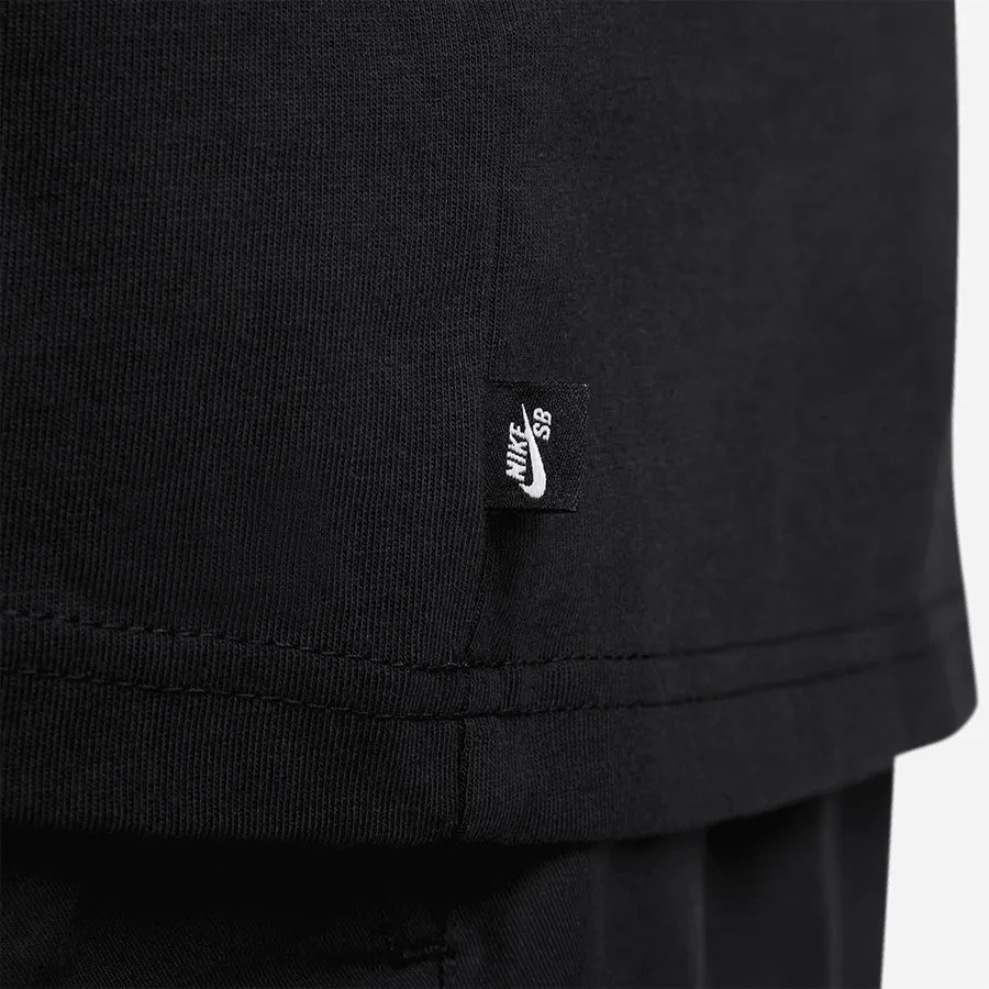 Nike SB Logo Skate T-Shirt - Black/White