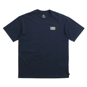 NIKE SB OC THUMBPRINT TEE - MIDNIGHT NAVY
