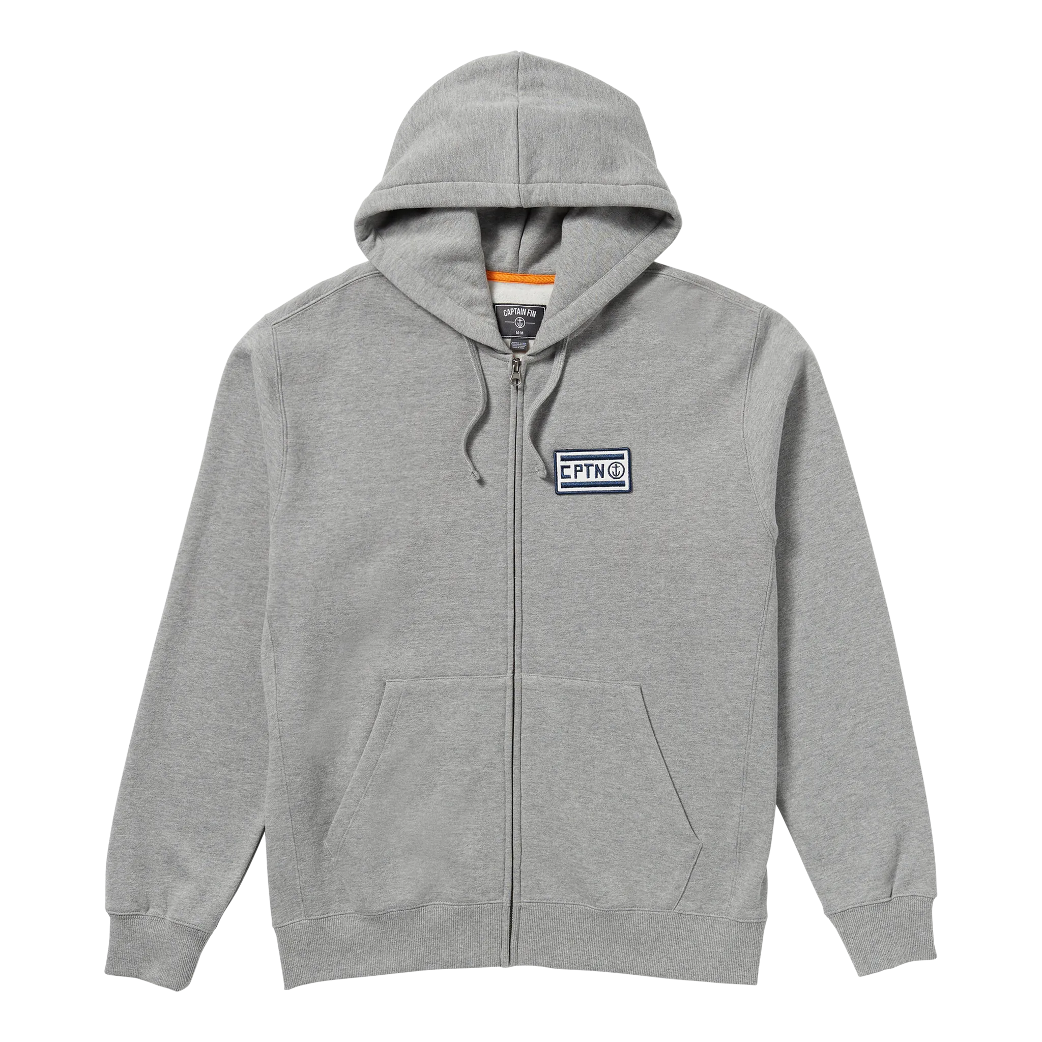 Nobody Surfs Zip Fleece - Heather Grey