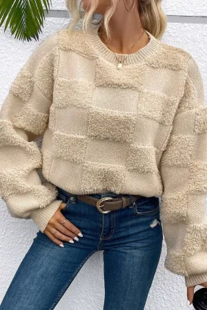 Noelle Checkered Sweater